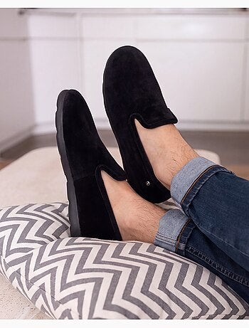 Chaussons charentaises ultra confortables et chauds, homme
