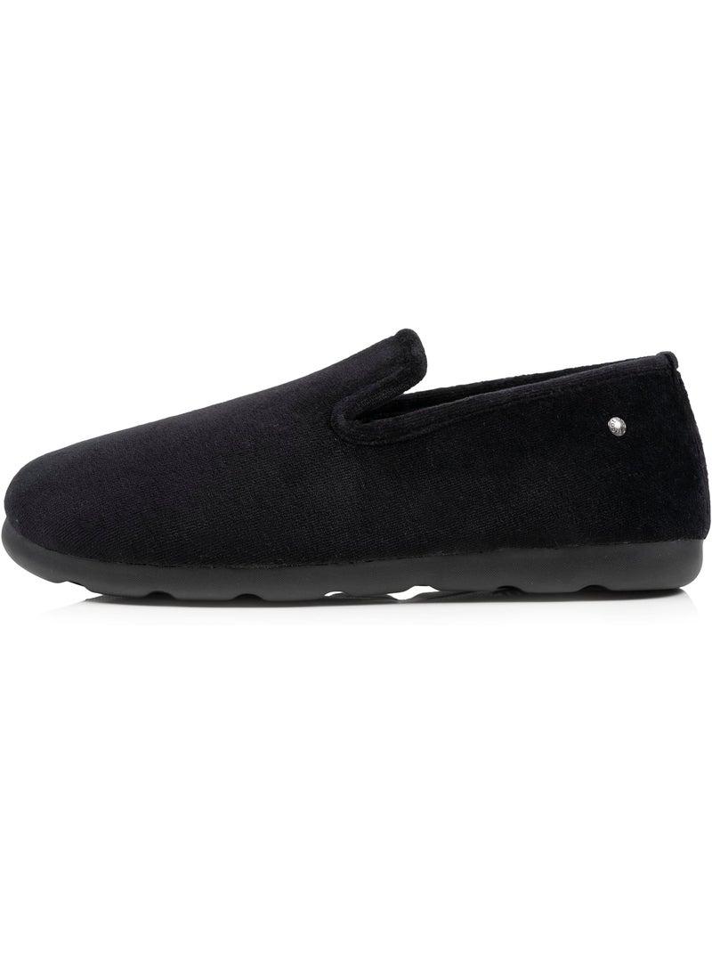 Chaussons charentaises souples, ultra confortables et légers, homme Gris Noir - Kiabi