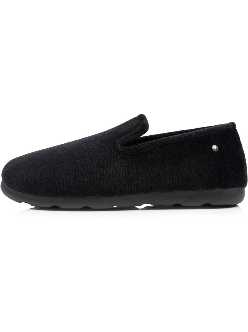 Chaussons charentaises souples, ultra confortables et légers, homme Isotoner Gris Noir - Kiabi