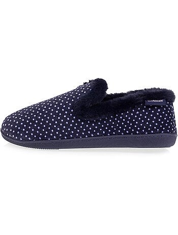 Chaussons charentaises soutien voûte plantaire, mémoire de femme isotoner