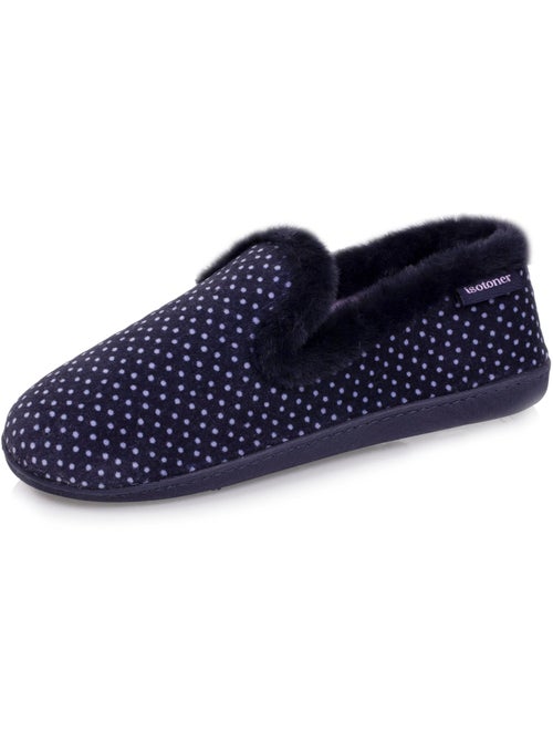 Chaussons charentaises soutien voûte plantaire, mémoire de femme Isotoner - Kiabi