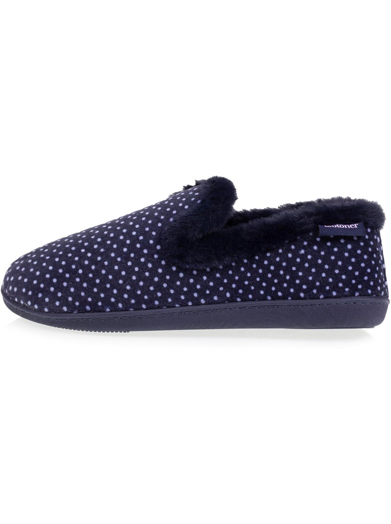 Chaussons charentaises soutien voûte plantaire, mémoire de femme Isotoner Multicolore - Kiabi