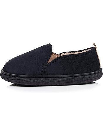 Chaussons charentaises suédine semelle bloup extra confort homme isotoner