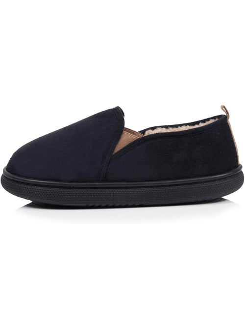 Chaussons charentaises suédine semelle bloup extra confort homme isotoner - Kiabi