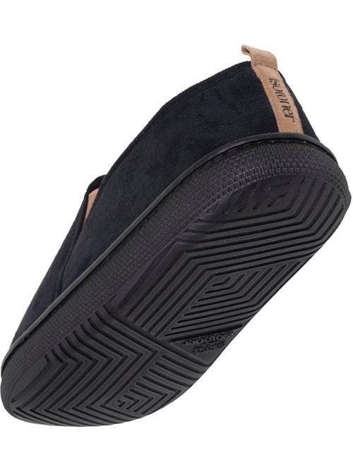 Chaussons charentaises suédine semelle bloup extra confort homme isotoner - Kiabi
