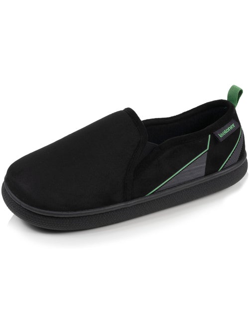 Chaussons charentaises suédine, semelle bloup XTRA confort, bon homme Isotoner - Kiabi