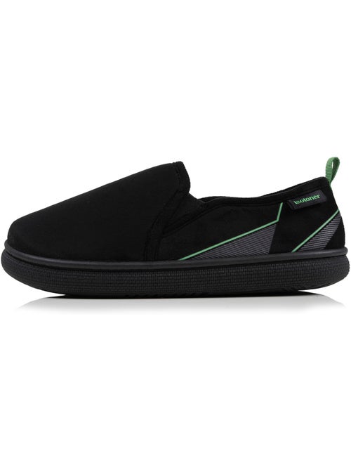 Chaussons charentaises suédine, semelle bloup XTRA confort, bon homme Isotoner - Kiabi