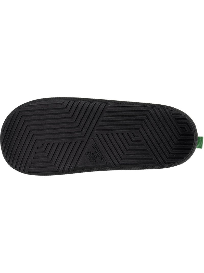 Chaussons charentaises suédine, semelle bloup XTRA confort, bon homme Isotoner Noir - Kiabi