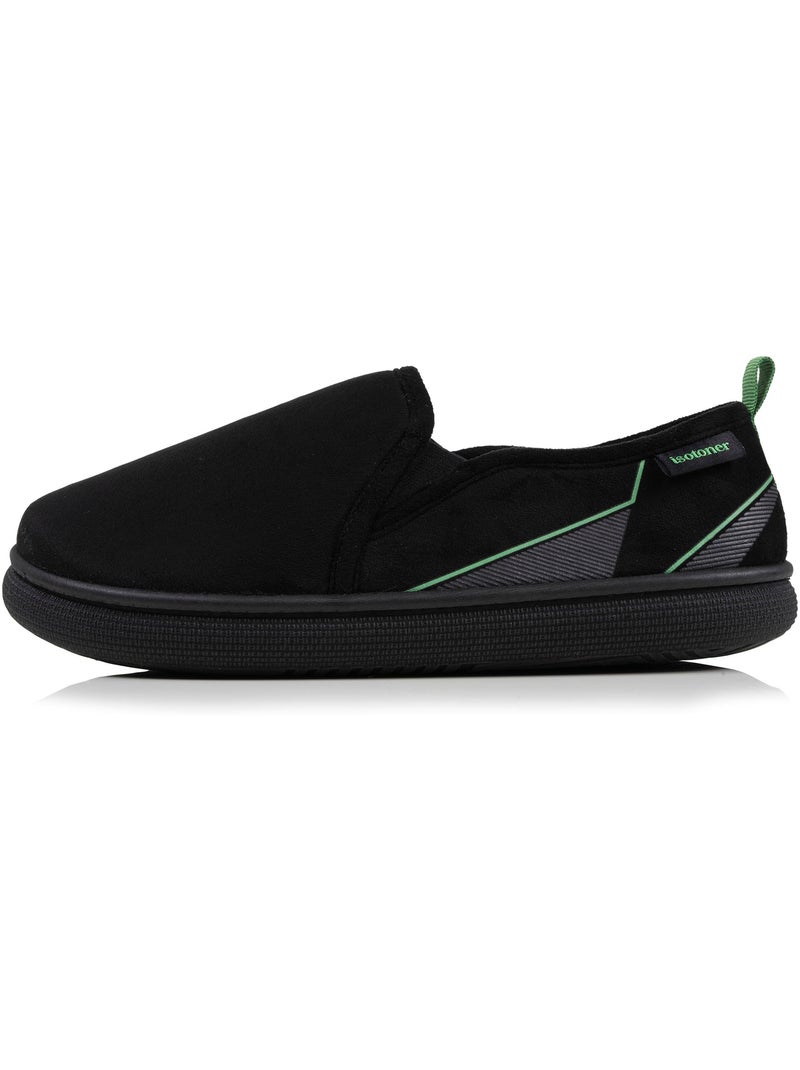 Chaussons charentaises suédine, semelle bloup xtra confort, bon homme Noir - Kiabi
