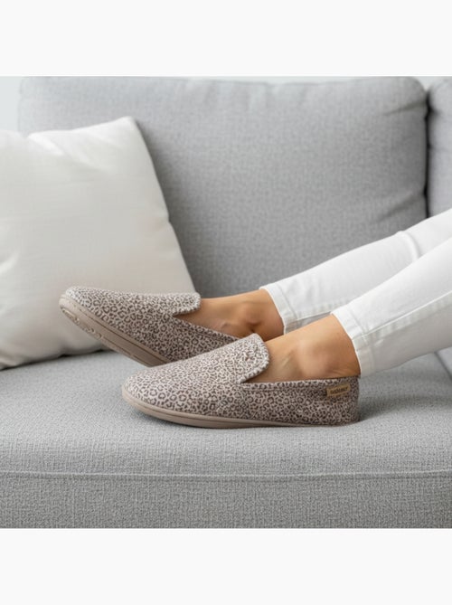 Chaussons charentaises suédine semelle ergonomique mousse à femme Isotoner - Kiabi