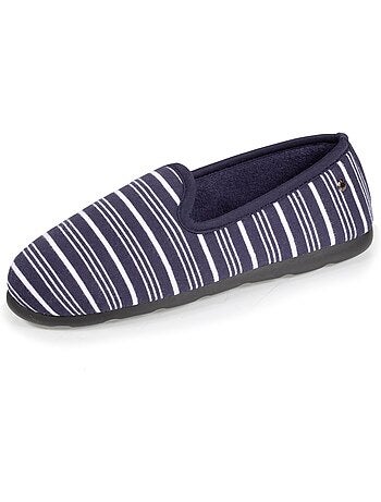 Chaussons charentaises très confortables, en jersey bio femme isotoner