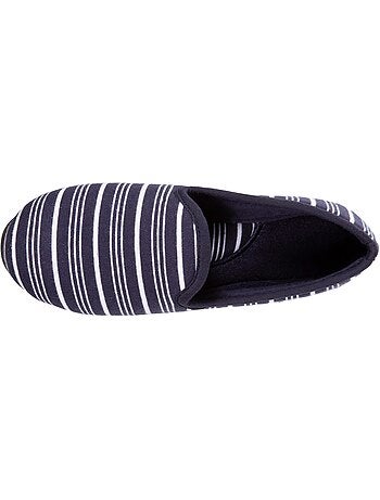 Chaussons charentaises très confortables, en jersey bio femme isotoner
