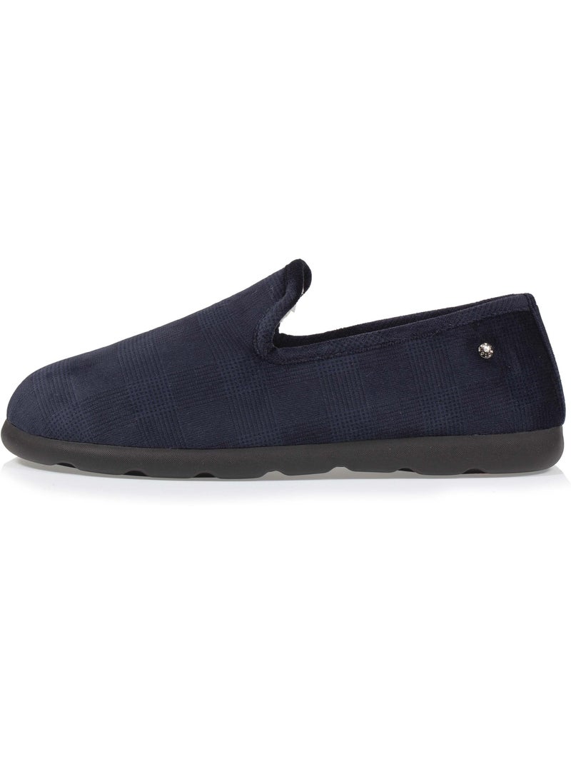 Chaussons charentaises ultra confortables et chauds, homme isotoner Bleu marine - Kiabi