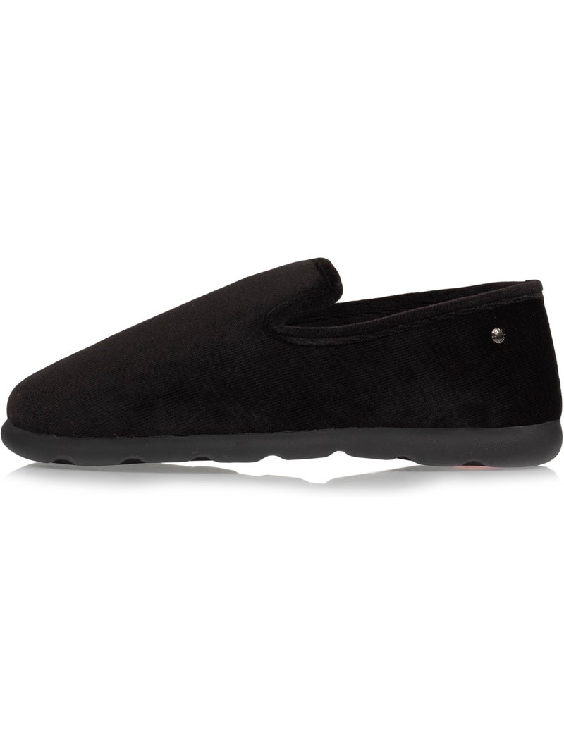 Chaussons charentaises ultra confortables et chauds, homme Noir Noir - Kiabi