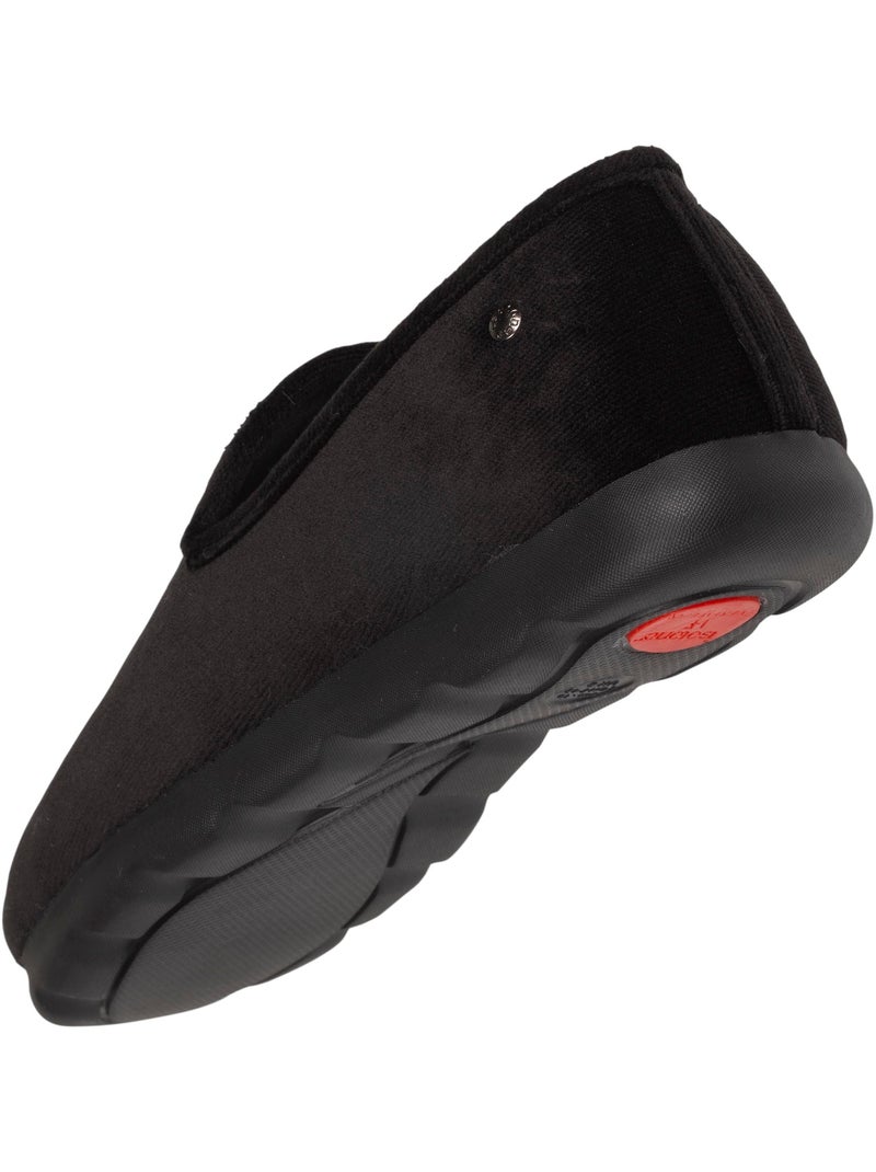 Chaussons charentaises ultra confortables et chauds, homme Noir Noir - Kiabi