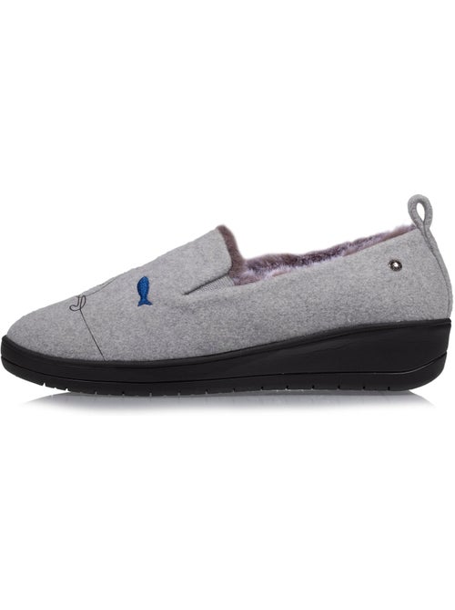 Chaussons charentaises ultra confortables et légères, faciles à femme isotoner - Kiabi