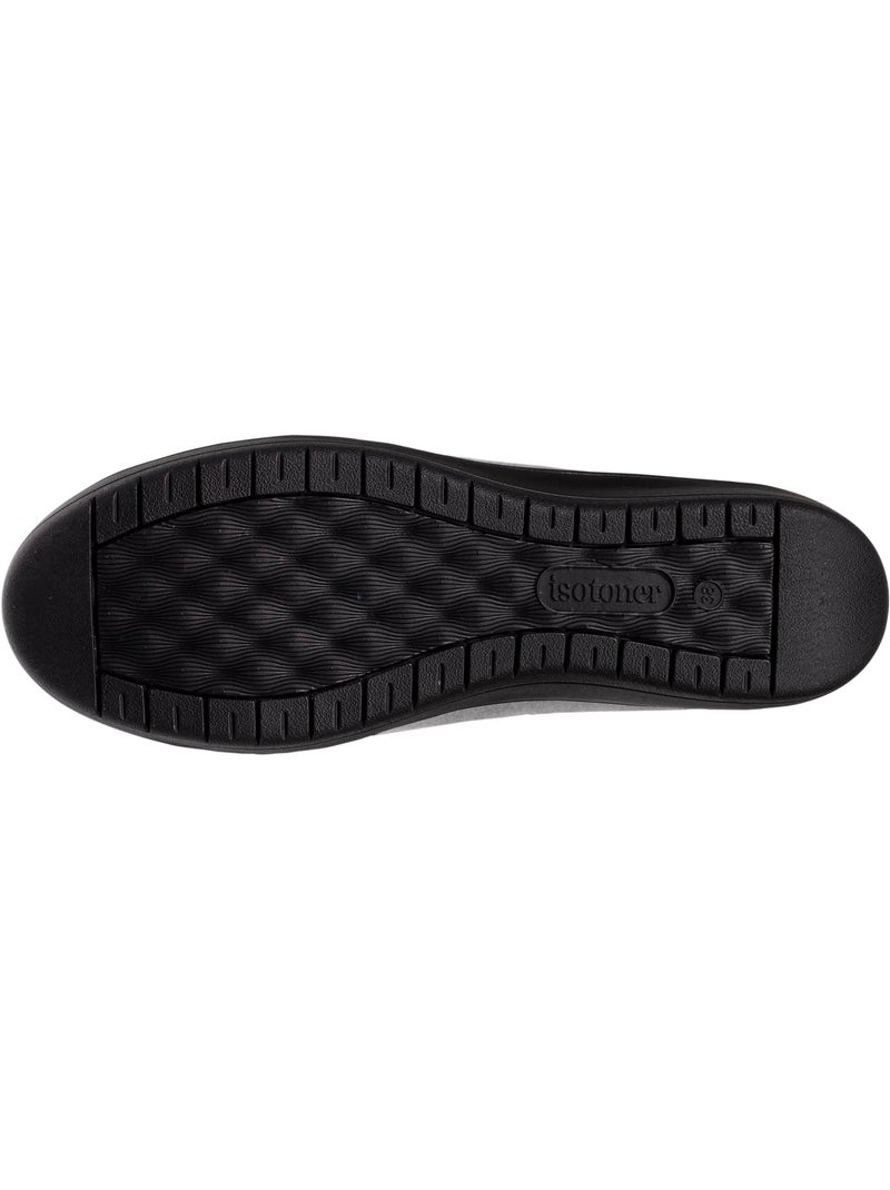 Chaussons charentaises ultra confortables et légères, faciles à femme isotoner Gris chiné - Kiabi