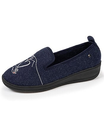 Chaussons charentaises ultra confortables et légers, femme isotoner