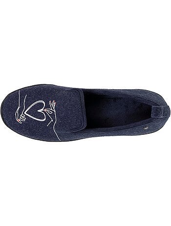 Chaussons charentaises ultra confortables et légers, femme isotoner