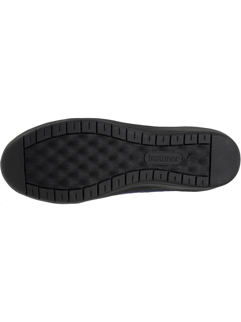 Chaussons charentaises ultra confortables et légers, femme isotoner Bleu marine - Kiabi