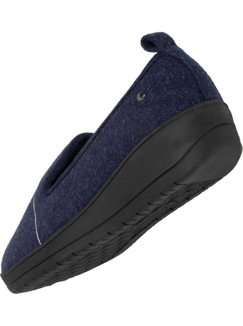 Chaussons charentaises ultra confortables et légers, femme isotoner Bleu marine - Kiabi