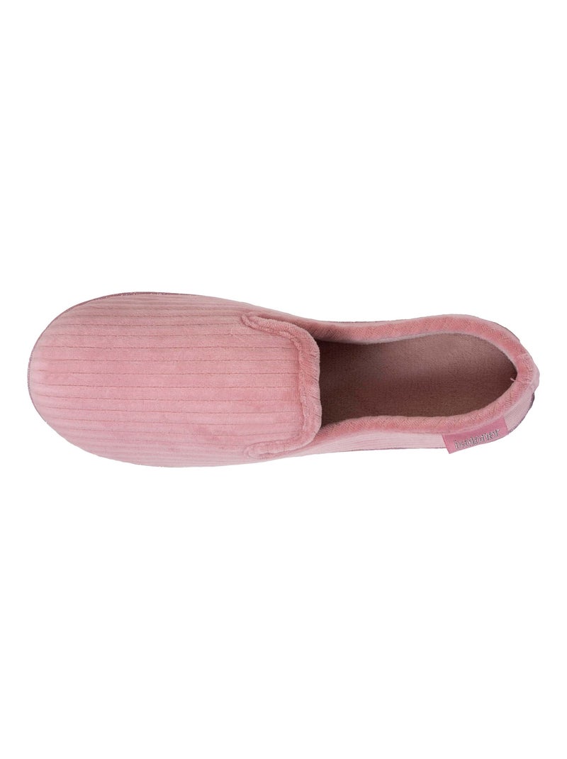 Chaussons charentaises ultra confortables semelle à mémoire de femme Isotoner Rose - Kiabi