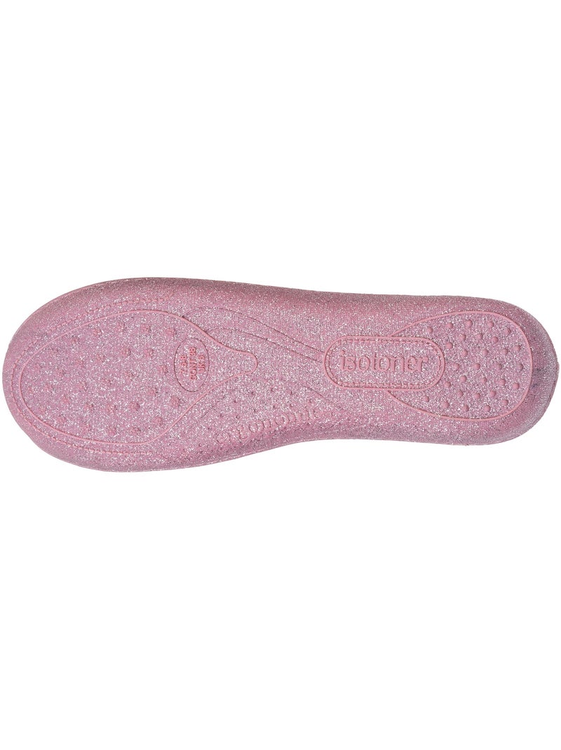 Chaussons charentaises ultra confortables semelle à mémoire de femme Rose - Kiabi