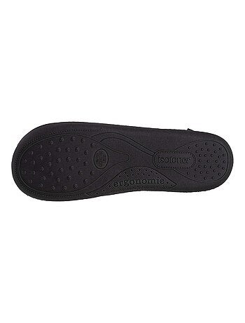 Chaussons charentaises ultra confortables semelle à mémoire de forme homme Isotoner