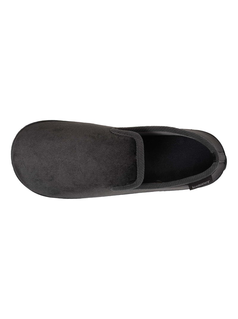 Chaussons charentaises ultra confortables semelle à mémoire de forme homme Isotoner Kaki - Kiabi