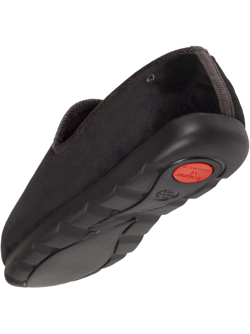 Chaussons charentaises ultra confortables (technologie homme isotoner Noir - Kiabi