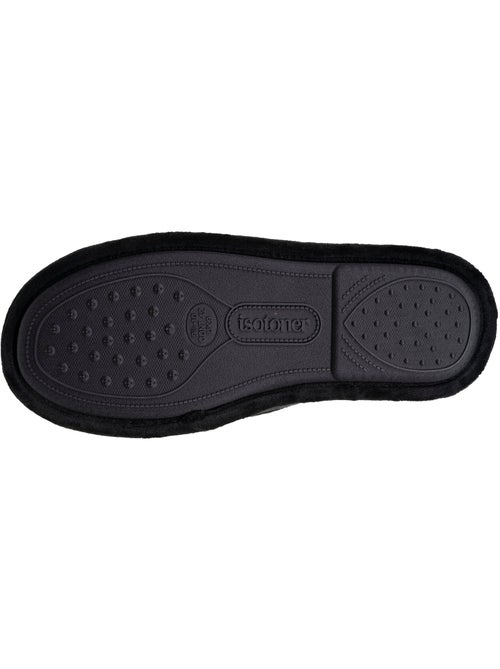 Chaussons charentaises velours doux, sans-gêne, maintien le homme Isotoner - Kiabi