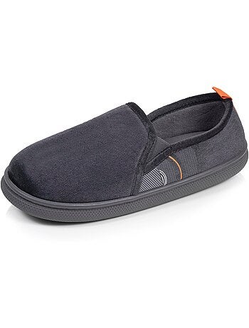 Chaussons charentaises suédine semelle bloup extra confort homme isotoner