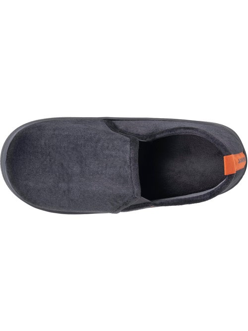 Chaussons charentaises velours semelle bloup extra confort homme isotoner - Kiabi