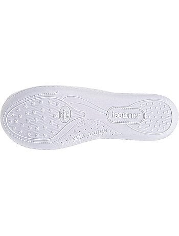 Chaussons charentaises velours semelle ergonomique mousse à femme Isotoner