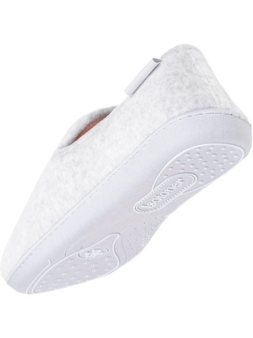 Chaussons charentaises velours semelle ergonomique mousse à femme Isotoner - Kiabi