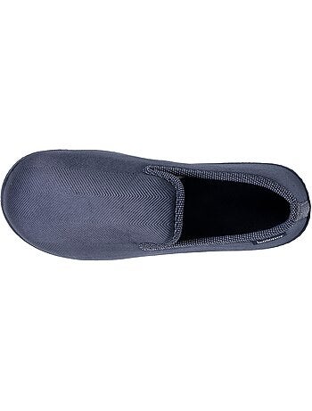 Chaussons charentaises velours, semelle ergonomique, mousse à homme