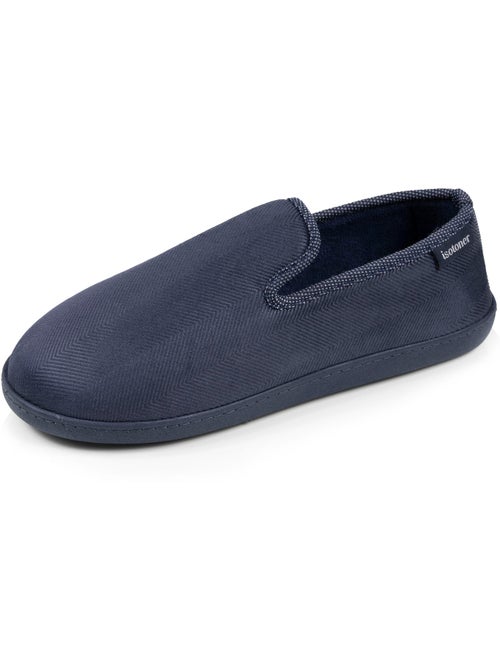 Chaussons charentaises velours, semelle ergonomique, mousse à homme Isotoner - Kiabi