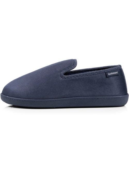 Chaussons charentaises velours, semelle ergonomique, mousse à homme Isotoner - Kiabi