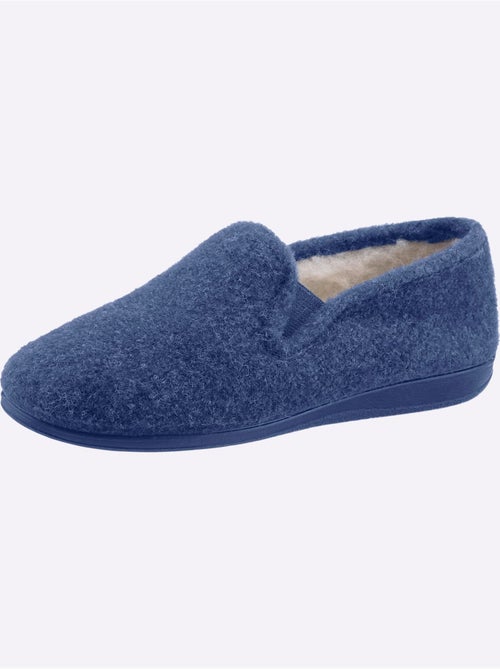 Chaussons chauds en feutre avec intérieur en laine et semelle en caoutchouc - taille standard - witt - Kiabi