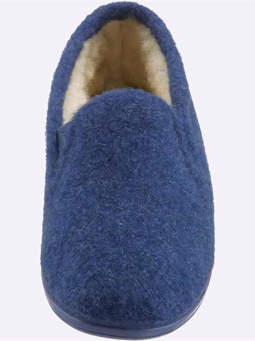 Chaussons chauds en feutre avec intérieur en laine et semelle en caoutchouc - taille standard - witt - Kiabi