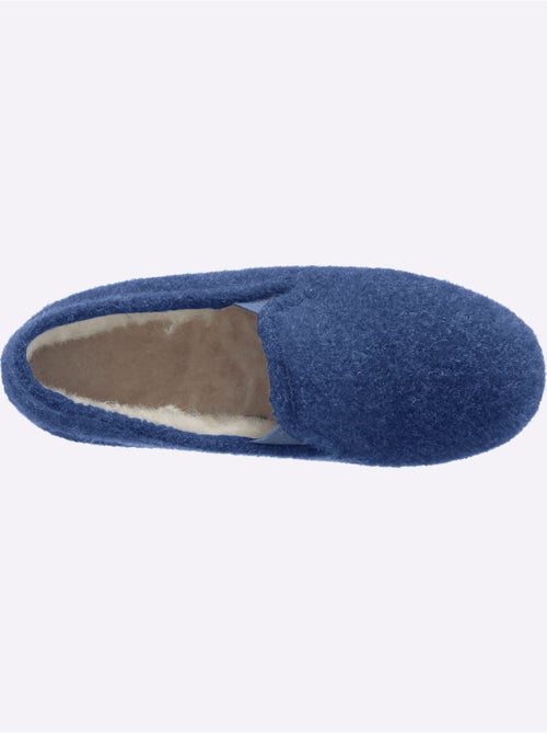 Chaussons chauds en feutre avec intérieur en laine et semelle en caoutchouc - taille standard - witt - Kiabi
