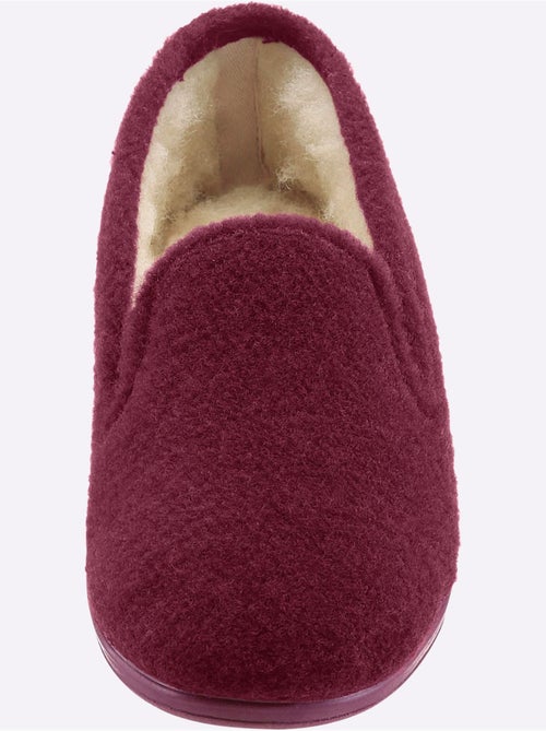 Chaussons chauds en feutre avec intérieur en laine et semelle en caoutchouc - taille standard - witt - Kiabi