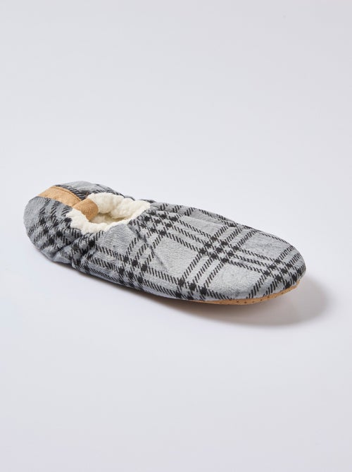 Chaussons chauds fourrés sherpa - AFIBEL - Kiabi