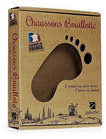 Chaussons chauffants au lin - 41/46