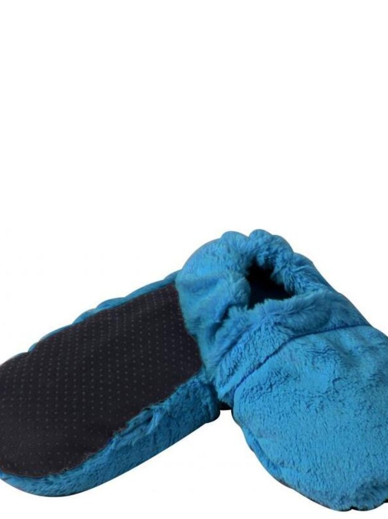 Chaussons chauffants Celeste - Made in France Bleu - Kiabi