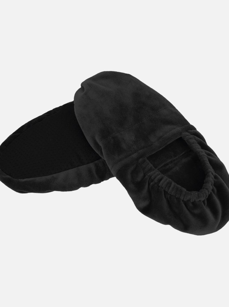 Chaussons chauffants universels - Vivezen Noir - Kiabi