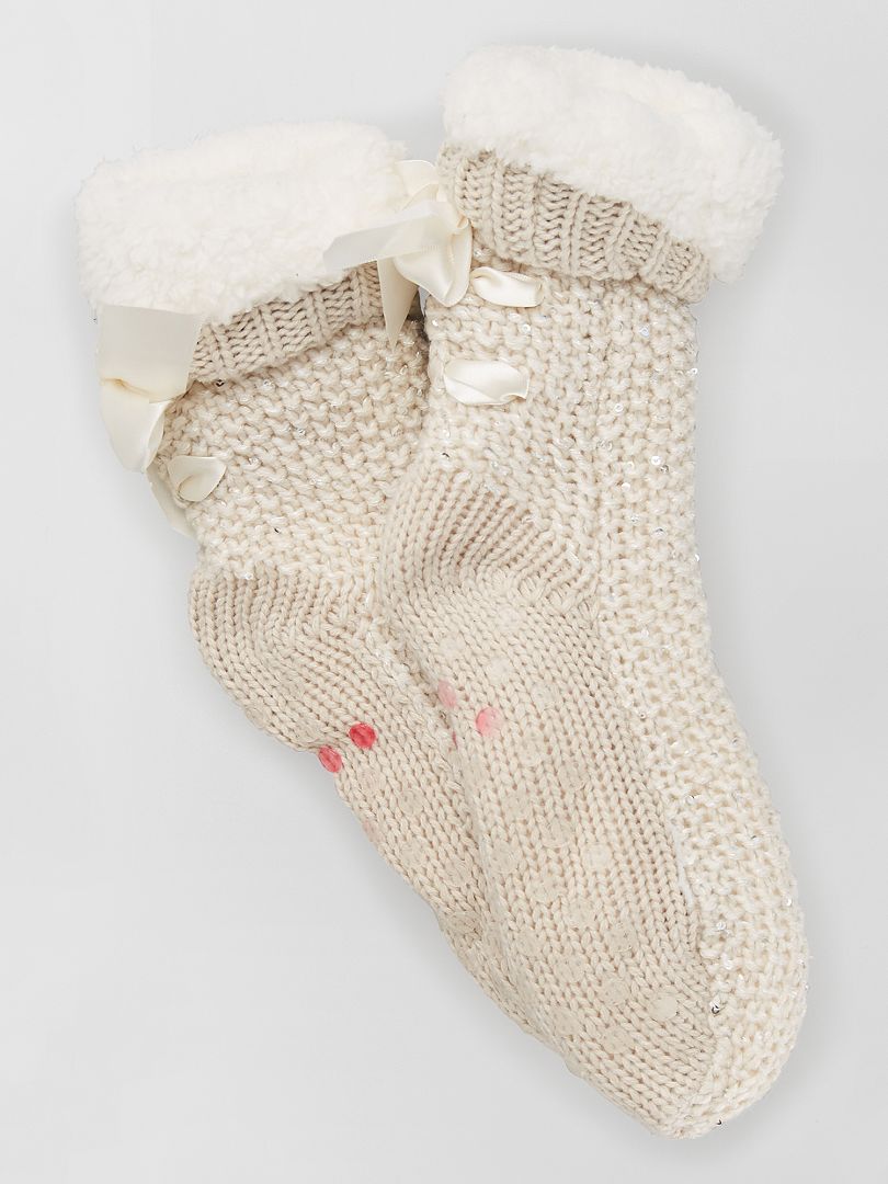 chaussons-chaussettes bébé antidérapants
