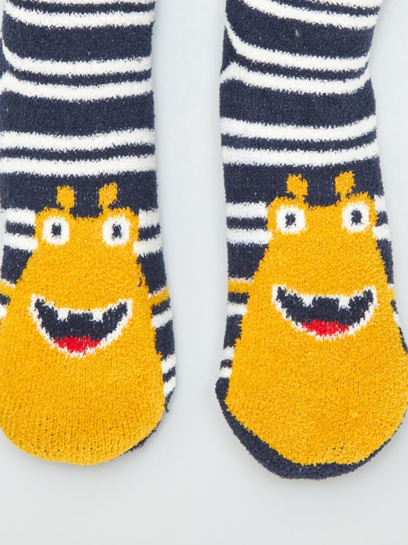 Chaussons chaussettes Jaune - Kiabi