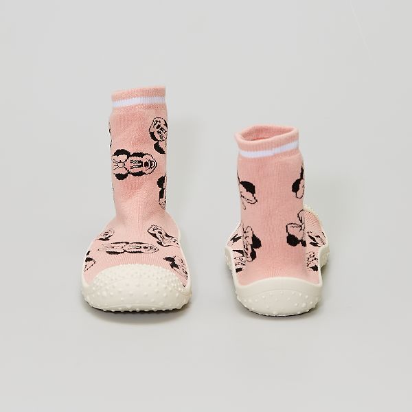 Chaussons Chaussettes Minnie Fille 3 12 Ans Rose Kiabi 8 00