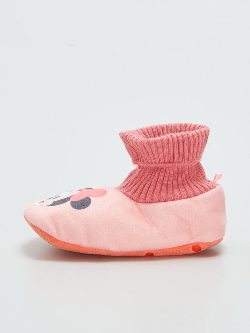 Chaussons chaussettes 'Minnie' Rose - Kiabi